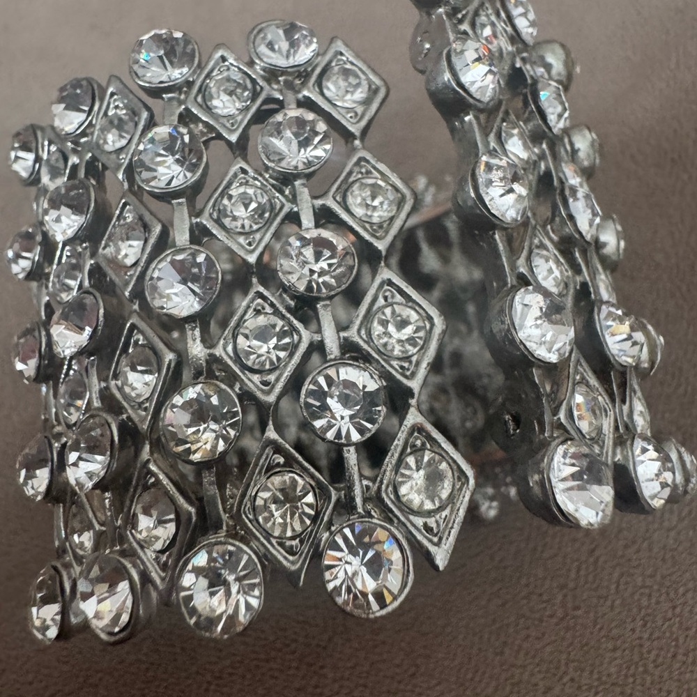 Silver Rhinestone Bracelet - Picture 5 of 5